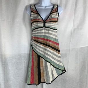 Desigual Assymetrical Stripe Dress